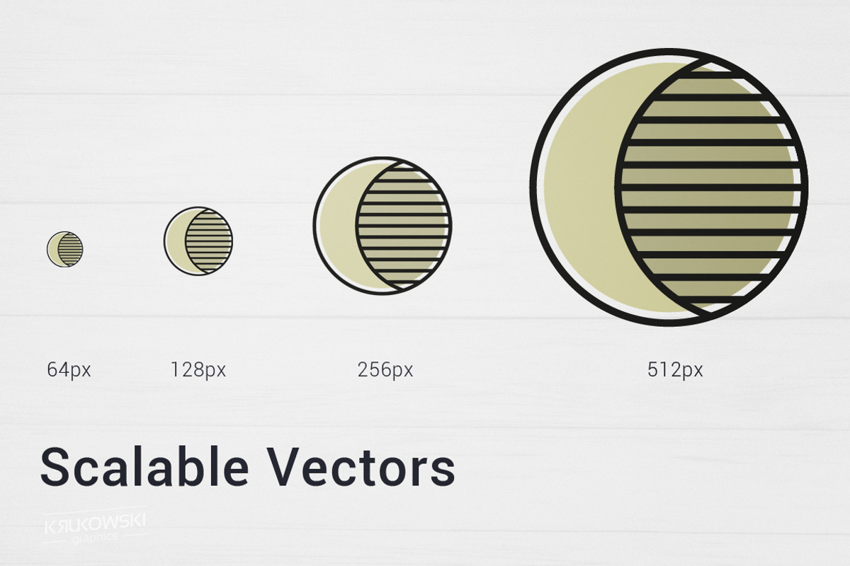 Space Icons Set, an Icon by Krukowski Graphics