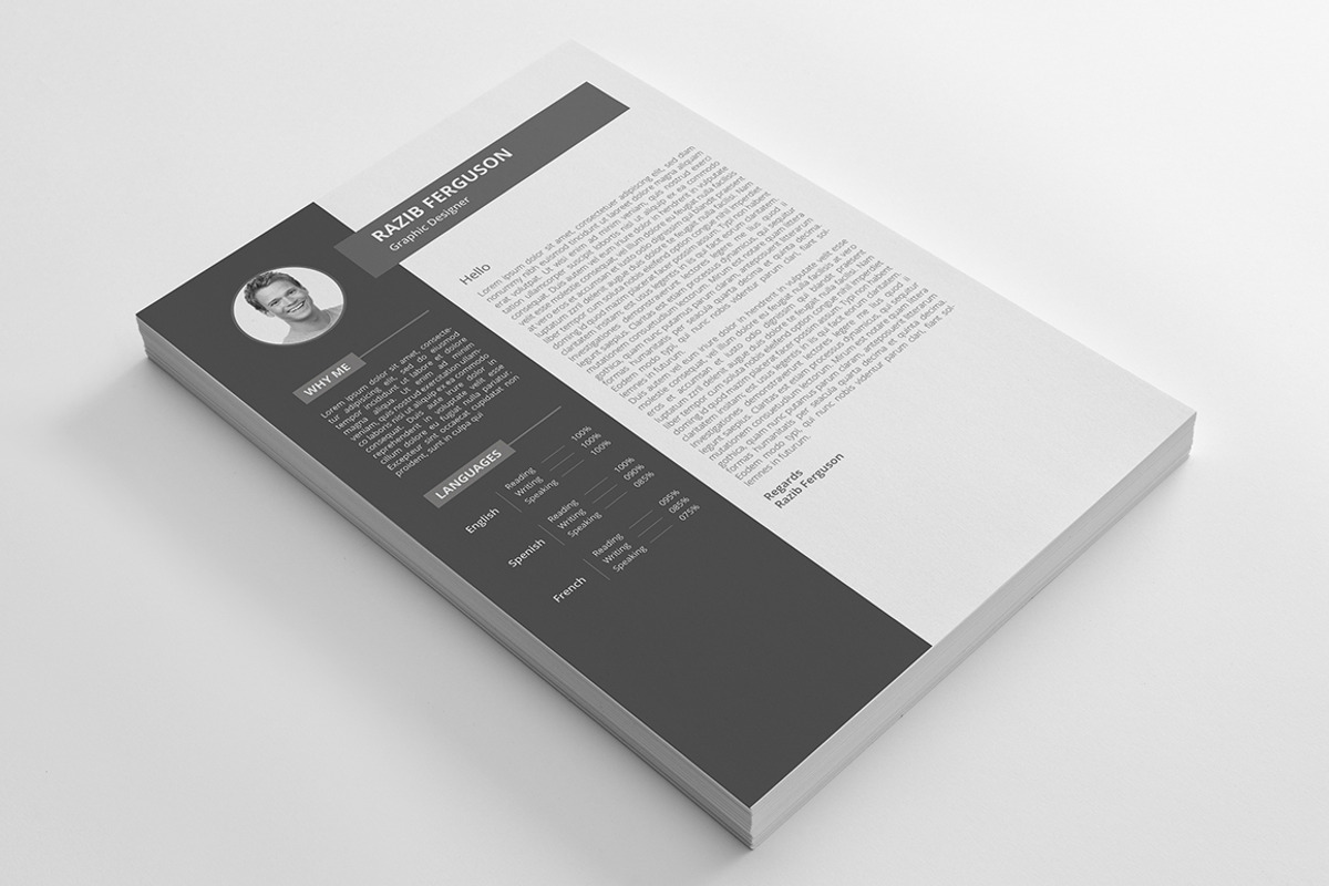 Resume / CV, a Resume Template by Rongmistiry (Photo 6 of 6)