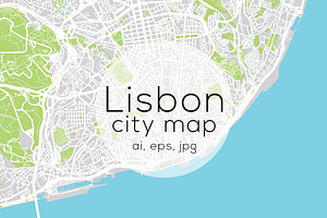 Lisbon City Map