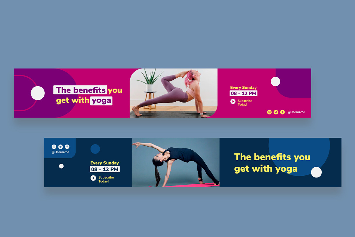 Yoga Tips Youtube Cover, a Social Media Template by Rahardi Creative (Photo 2 of 4)