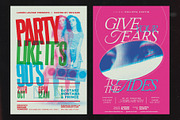 Risograph Poster Templates, a Flyer Template by Bornx Design (Thumbnail 2 of 7)