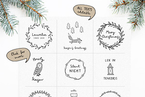 Snowy Christmas Script & Font Logos