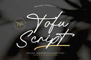 Tofu Script, a Handwritten Font by Muwatta Studio (Thumbnail 1 of 6)