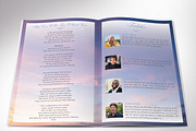 Heavenly Funeral Program Template, a Brochure Template by Four C Graphic (Thumbnail 4 of 10)