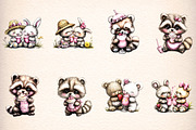 whimsical summer woodland animals, an Illustration by GatewayDesign (Thumbnail 2 of 9)
