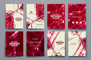 Set Of Beautiful Brochures