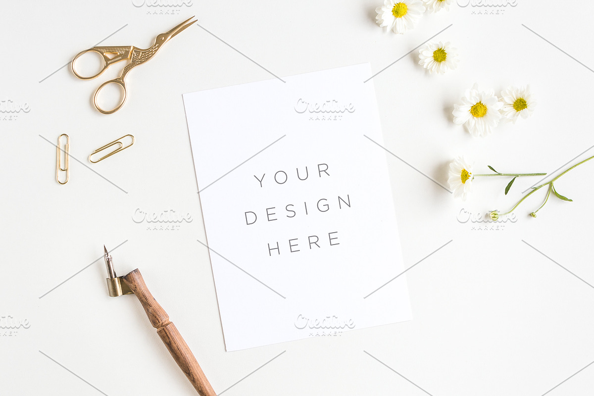 The Daisy Bundle - 11 Mockups +photo, a Product Mockup by Salt Color Studio (Photo 5 of 13)