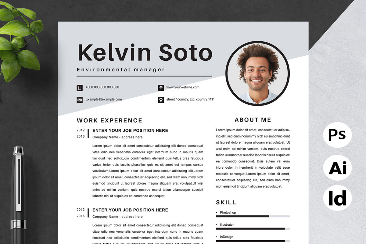 Minimalist Resume 2023, a Resume Template by Attractive Resume (Photo 1 of 3)