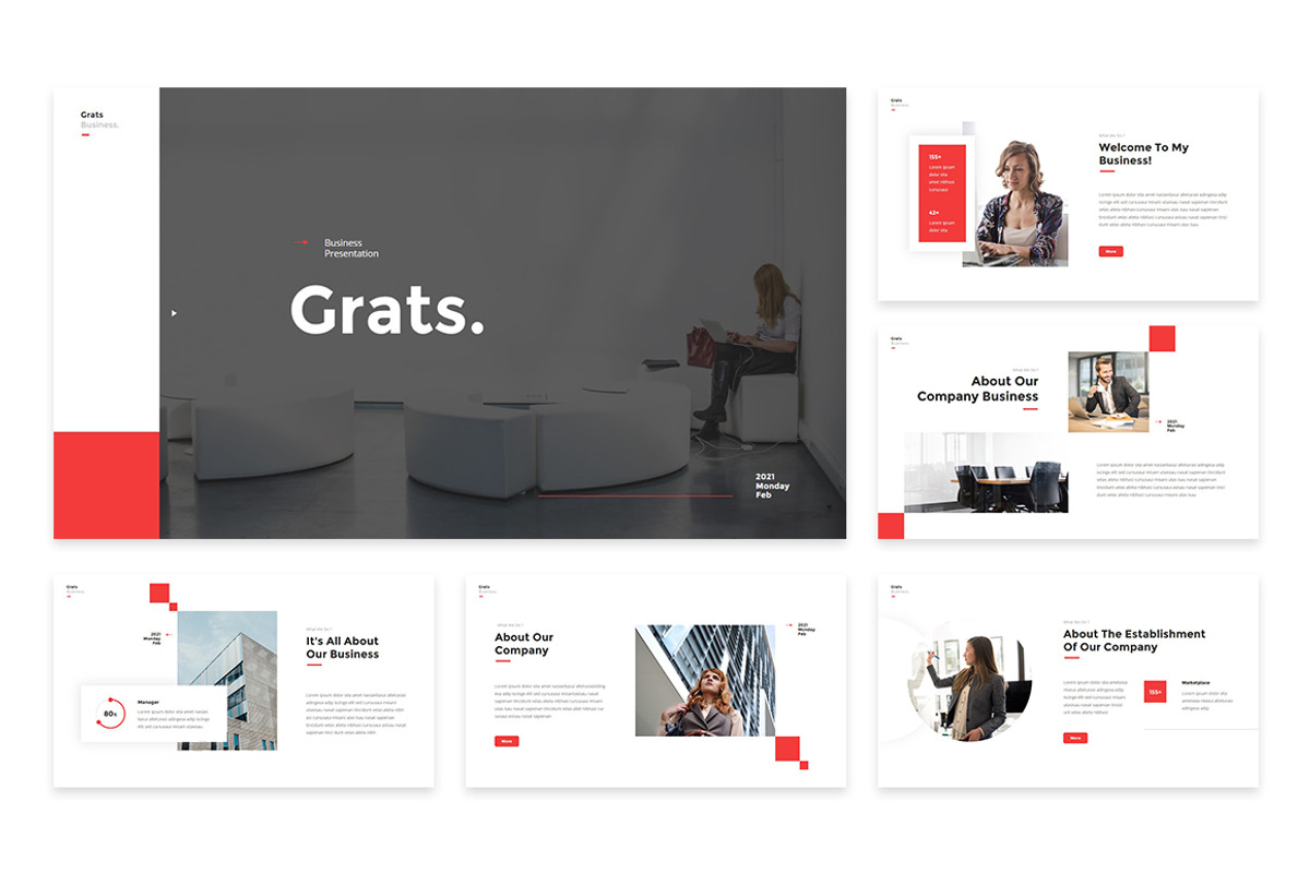 Grats - Business Google Slides, a Presentation Template by Design Persona (Photo 2 of 5)