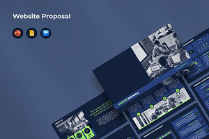 Website Proposal Presentation, a Presentation Template by JetzTemplates