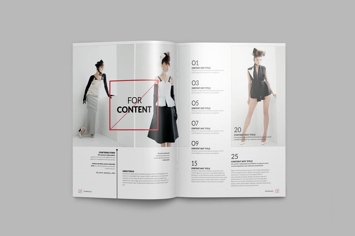 Brochure / Magazine PSD Mock-Ups, a Print Template by simuradi (Photo 2 of 5)
