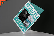 Funeral Program 34 Minimal Turquoise, a Brochure Template by SeraphimChris (Thumbnail 6 of 7)