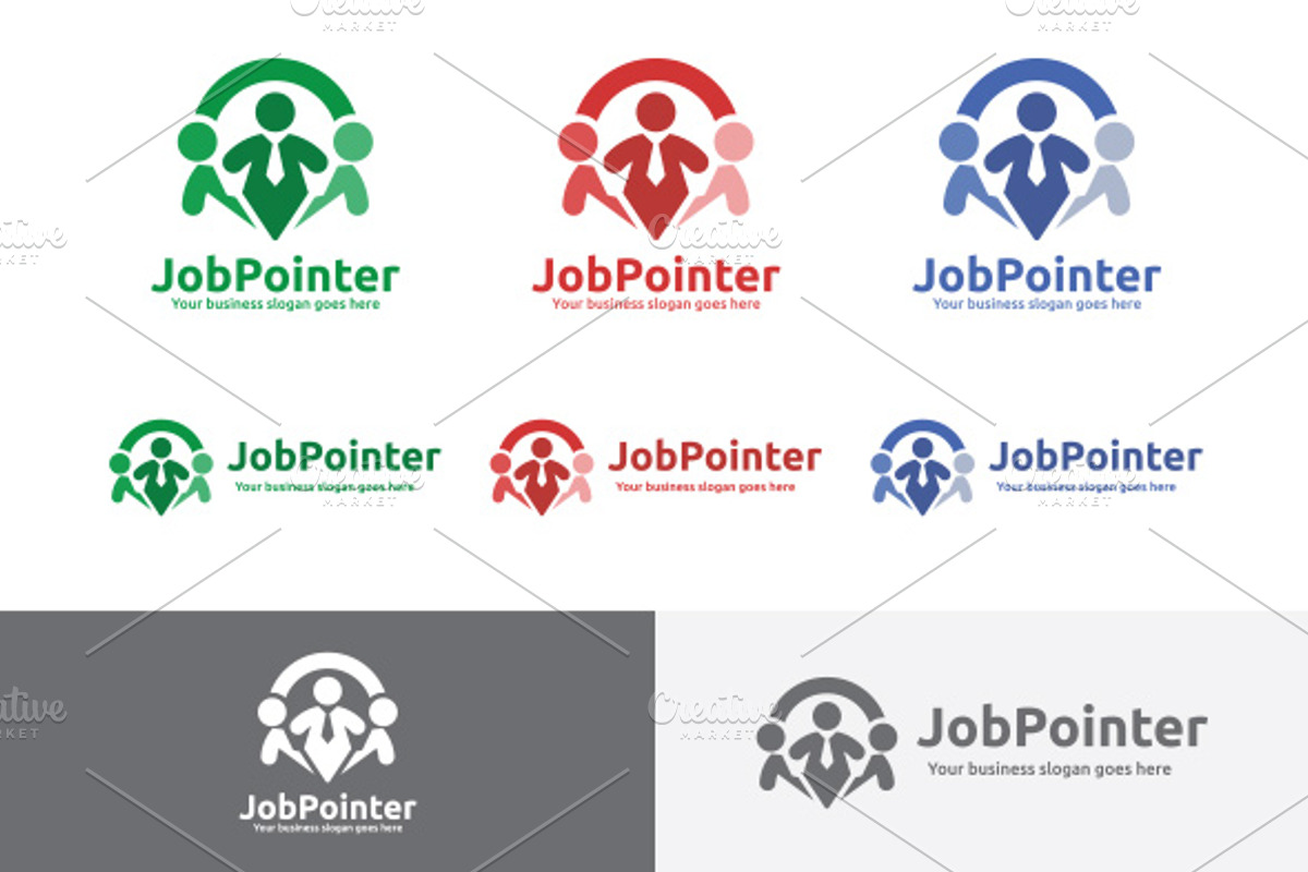 Job Pointer LoGo Template, a Branding & Logo Template by WheelieMonkey