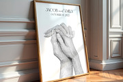 Hand in Hand Color & Grayscale PNG, a Person Illustration by EkaterinaViArt (Thumbnail 4 of 6)