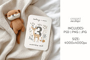 5x7 Baby Milestone Card Mockup, a Mockup by EmpaviMockups (Thumbnail 5 of 6)