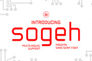 Sogeh, a Sans Serif Font by twinstd (Thumbnail 1 of 11)