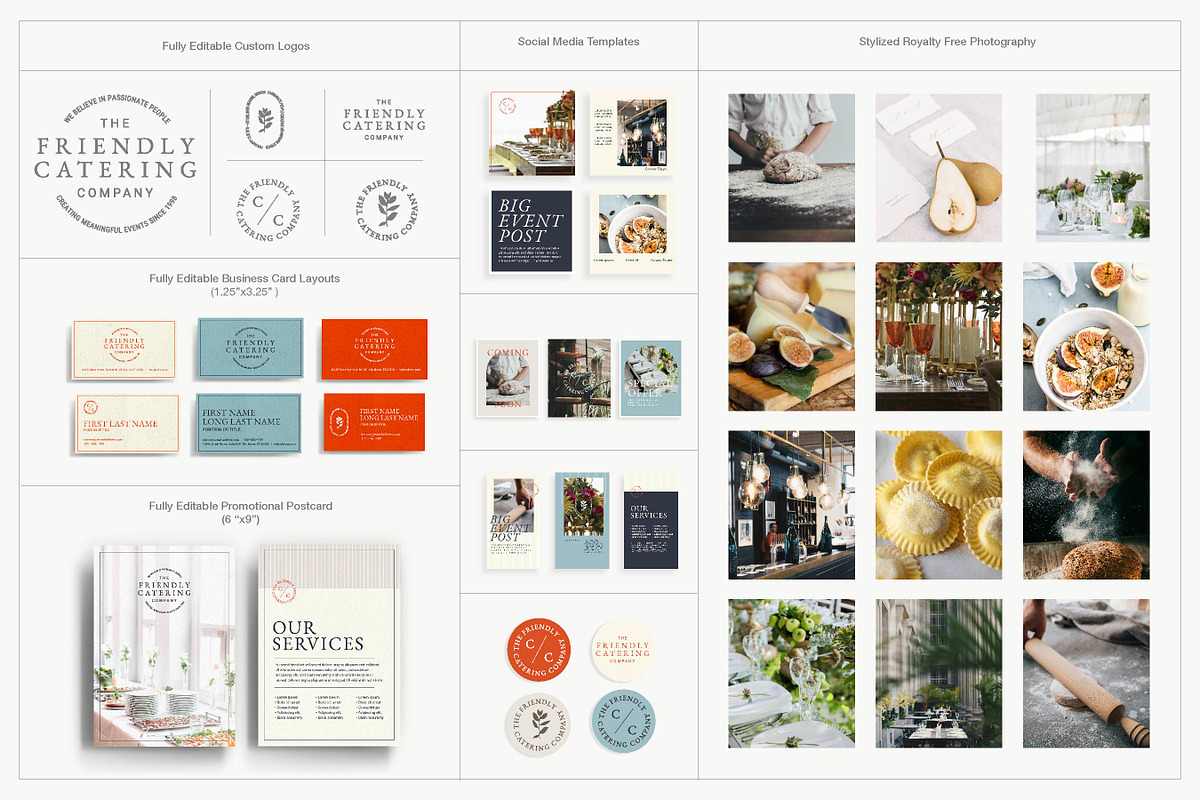 Brand Identity Design Starter Pack, a Branding & Logo Template by Walla Marketplace (Photo 2 of 15)