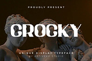 Crocky – Creative Display Font, a Sans Serif Font by Artiveko (Thumbnail 1 of 8)