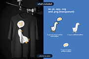 Funny cute Goose, an Animal Illustration by Pásha (Thumbnail 5 of 5)
