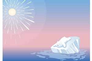 Global warming concept, a Technology Illustration by Things for designers