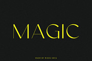 magic - unique sans serif, a Sans Serif Font by Misha Sova (Thumbnail 9 of 11)