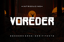 Voreder font