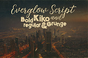 Everglow Script Font Duo, a Script Font by Deeezy (Thumbnail 2 of 7)