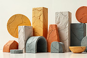 Abstract Geometric 3D Shapes, an Object Illustration by StockVerse Creative (Thumbnail 2 of 7)