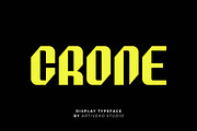 Crone Sport – Powerful Sports Font, a Sans Serif Font by Artiveko (Thumbnail 1 of 8)