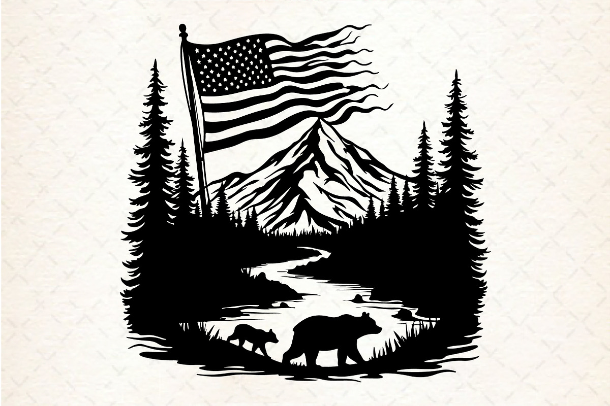 Mountain SVG, Mama Bear SVG  You w, an Illustration by Rose Art (Photo 2 of 7)