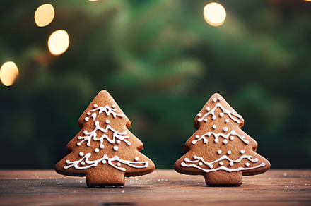 Sweet Snowflake Gingerbread Cookies. Festive Treat Background, a Holiday Photo by Iconogenic