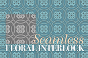 Seamless Floral Interlock Pattern, a Pattern Graphic by Penina (Thumbnail 1 of 4)