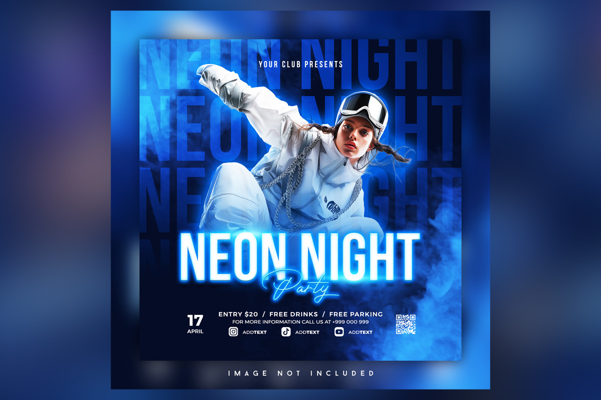 Party Social and Flyers Templates, a Flyer Template by iHemalaya (Photo 3 of 5)