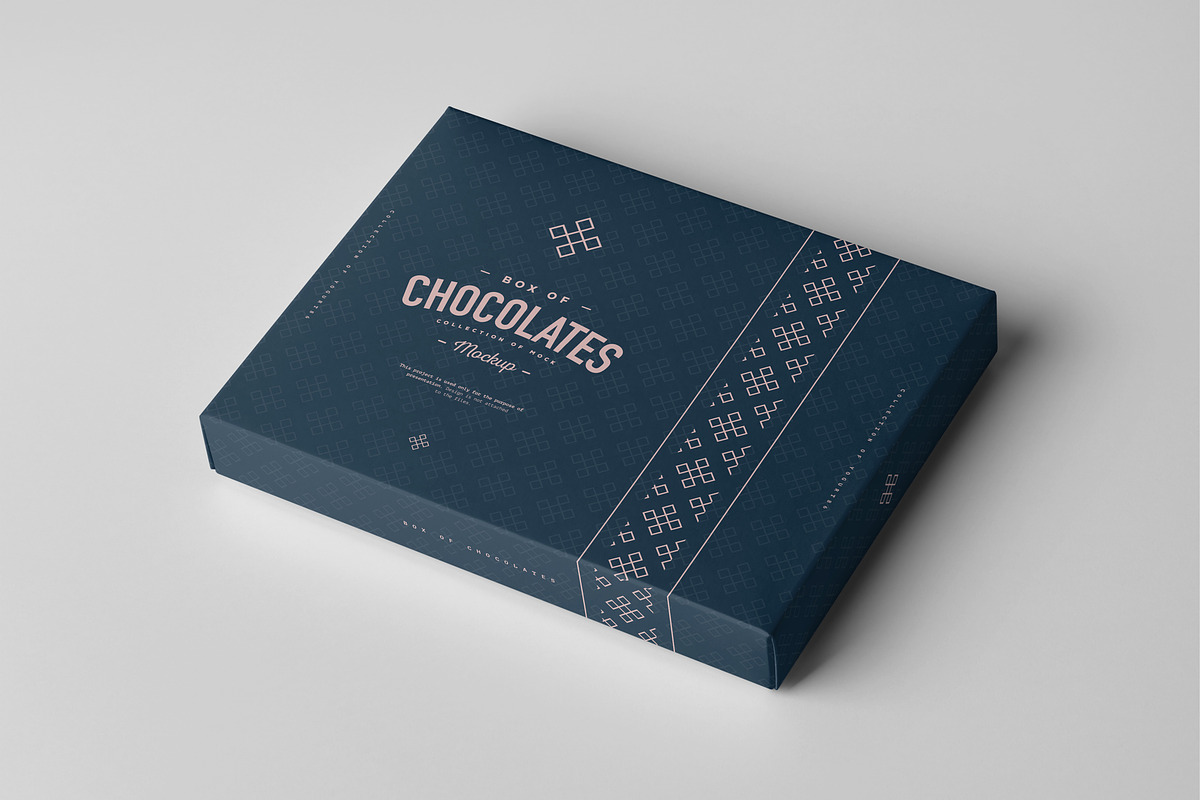 Box Of Chocolates Mock-up, a Packaging Mockup by Yogurt86 (Photo 2 of 14)