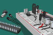 Electronics Illustrations Set, an Education Illustration by Blacklight (Thumbnail 9 of 10)