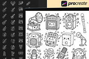 120 Music Instrument Procreate Stamp, a Brush Add-On by DrawingStoryShop (Thumbnail 6 of 6)
