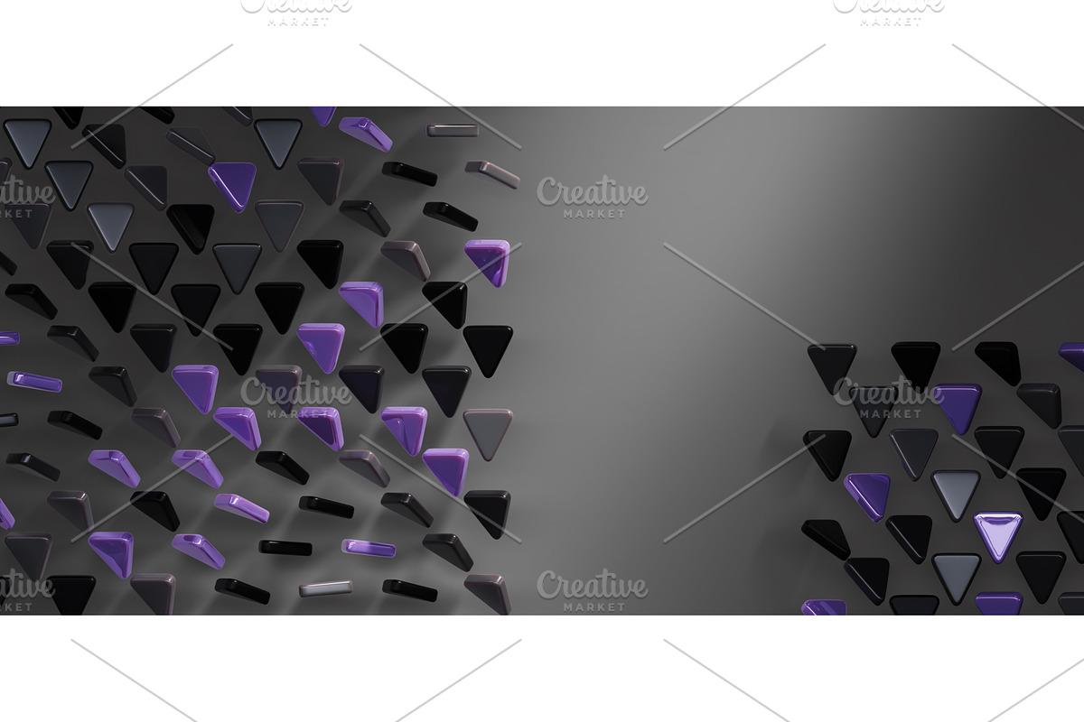 Dark grey 3d background with random, a Pattern Graphic by Marozhkastudio
