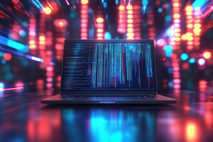 A laptop screen up close, a Photo by Pavel_design