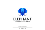 Gradient Modern Elephant Logo Design, a Branding & Logo Template by Artnivora.Std (Thumbnail 1 of 2)