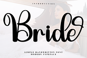 Bride, a Handwritten Font by InermediaSTUDIO (Thumbnail 1 of 7)