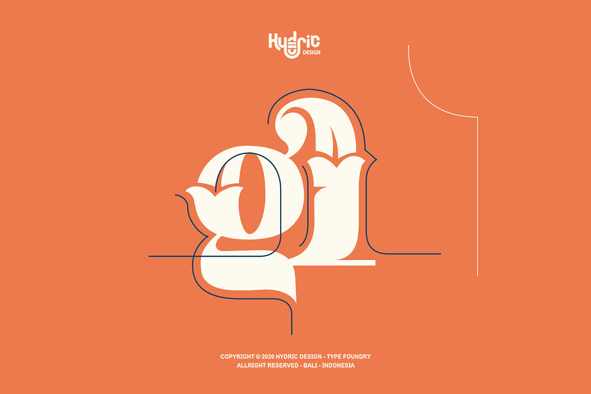 Kyra Vaglo | Floral Display Font, a Sans Serif Font by Hydric Design (Photo 7 of 12)