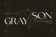 Grayson Elegant Serif Font Typeface, a Serif Font by Perfectype (Thumbnail 1 of 10)