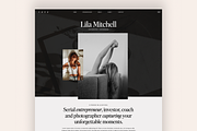 Lila - Feminine WordPress Theme, a WordPress Template by Creative Her (Thumbnail 1 of 6)