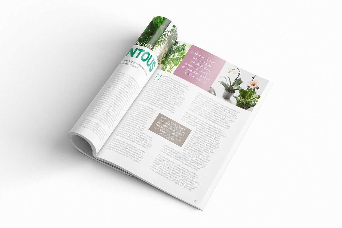 Magazine Template InDesign 16, a Magazine Template by Love Graphic Design (Photo 7 of 20)