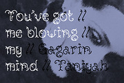 NT Taniyah Gagarin, a Font by NovoTypo (Thumbnail 1 of 4)