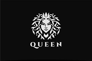 Queen Nature Logo Template