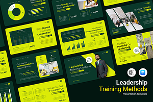Leadership Training - Keynote, a Presentation Template by QR Design Studio