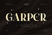 Garper Elegant Serif Font Typeface, a Serif Font by Graphicxell (Thumbnail 1 of 10)