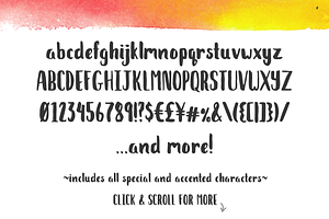 Bumblebee - Handlettered Font