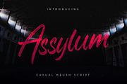Assylum Font, a Script Font by Tastype (Thumbnail 1 of 5)